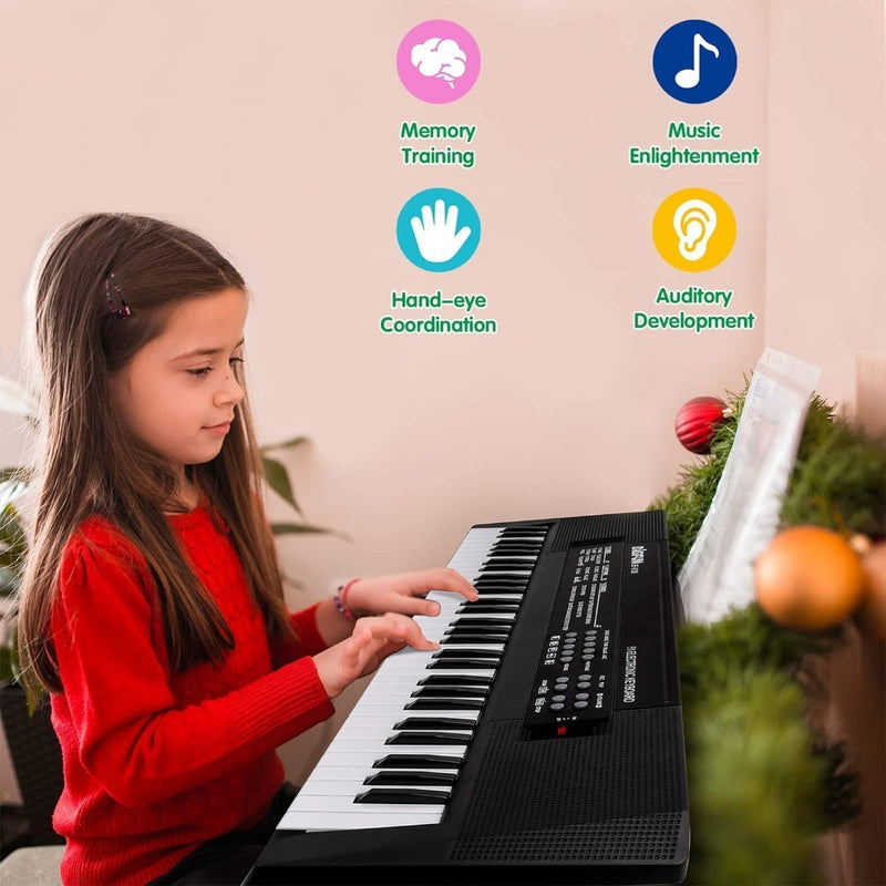 61-Key Keyboard Piano Music Piano with Microphone Portable for kids Ages 3 to 12