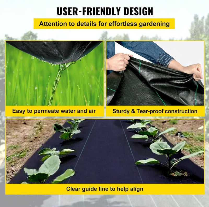 Weed Barrier Fabric 3 x 25M Landscape Cover