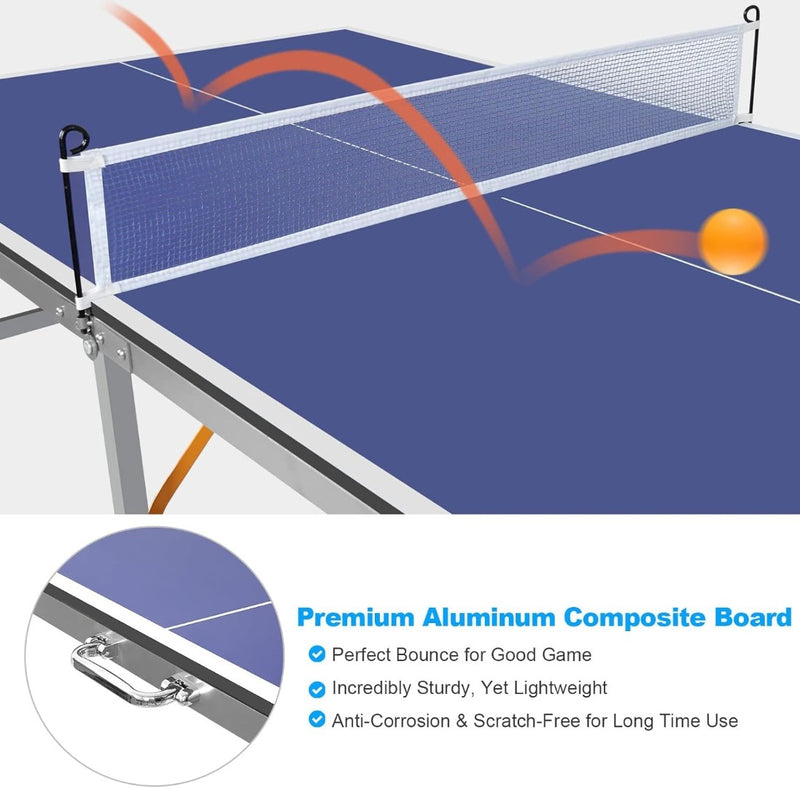 6ft Mid Size Table Tennis