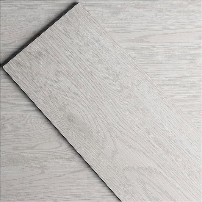 GreenFullHouse Peel and Stick Floor Tiles Laminate Flooring White Oak