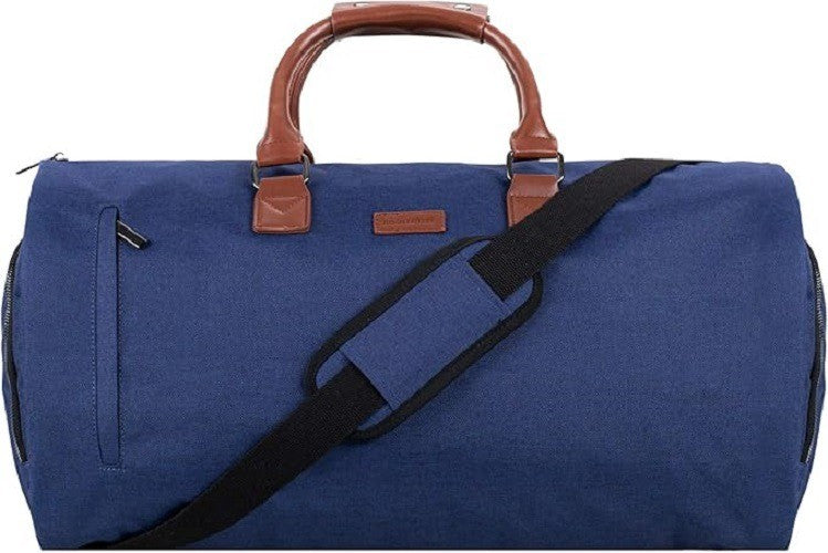 Travel Bag and Travel Garment Bag 2in1 , Laptop Bag, Colour: Navy Blue