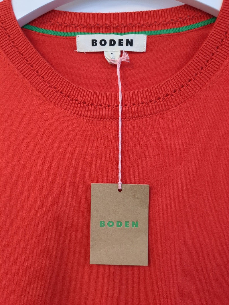 BODEN Catriona Cotton Crew Jumper UK 14