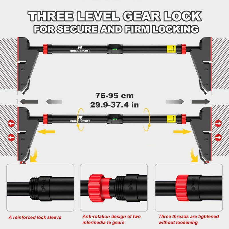 Door Pull Up Bar for Doorway Chin Up Bar from 76-95 cm