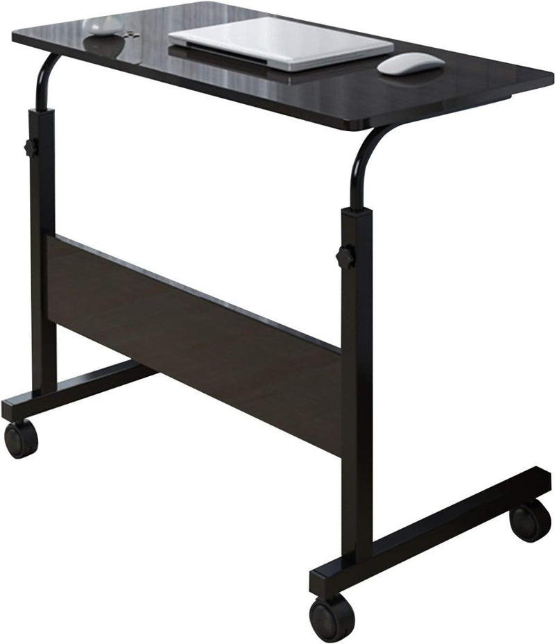 Laptop Desk, Height-Adjustable Computer Desk, BLACK