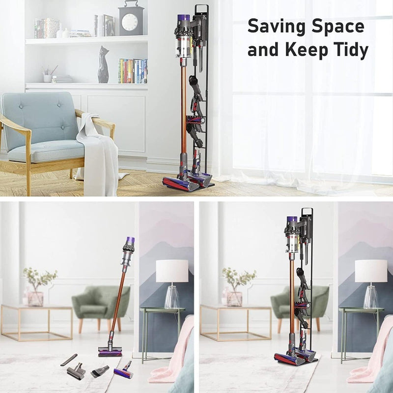 Vacuum Stand, Stable Metal Storage Bracket Holder Stand Compatible for Dyson