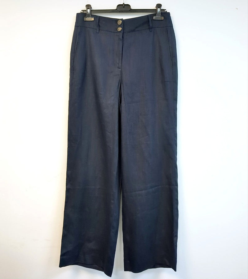 BODEN Westbourne Linen Trousers UK 12P