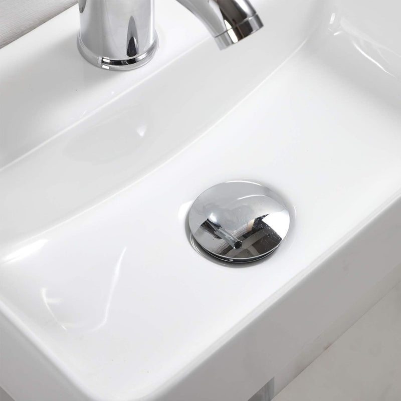 White Bathroom Sink Wall Mounted