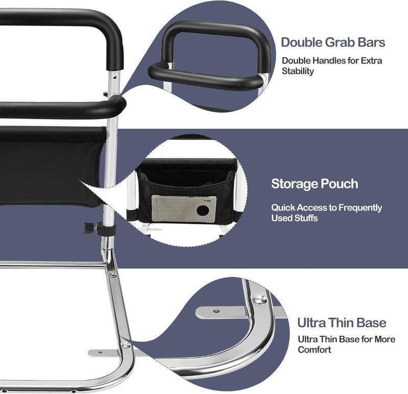 Bed Rails for Elderly Folding Bed Assist White