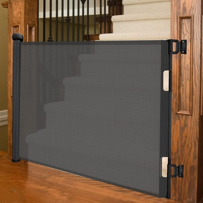 Retractable Stair Gate, Upgraded Stair Gates for Dogs Baby 140cm Safety Gate Dog