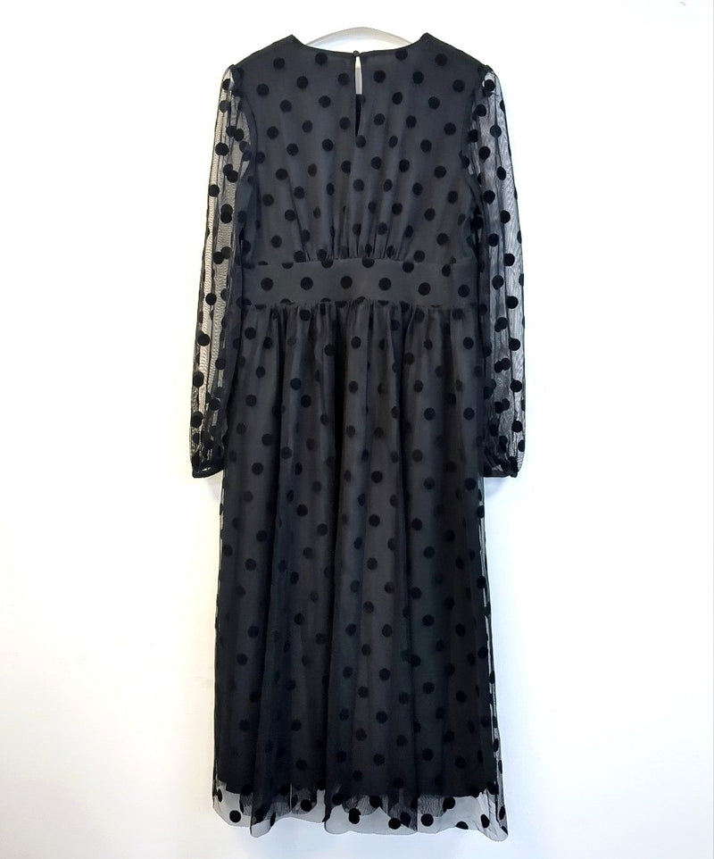 BODEN Tulle Spot Midi Dress UK 10P