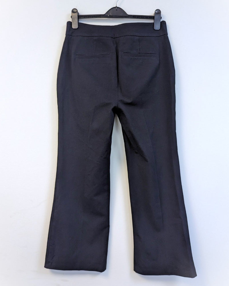 BODEN Bi-Stretch Crop Flare Trousers UK 12