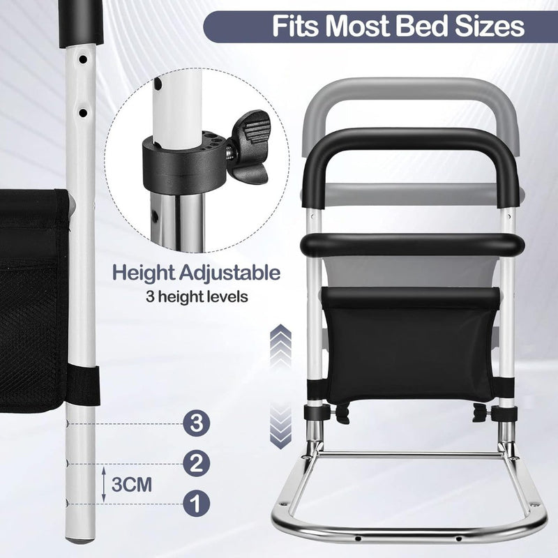 Bed Rails for Elderly Folding Bed Assist White