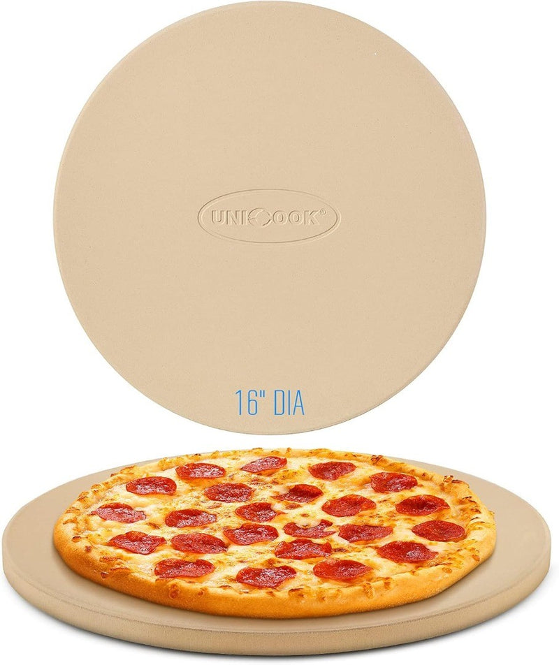 Pizza Stone, Large Cordierite Baking Stone for Oven and BBQ, Heavy Duty