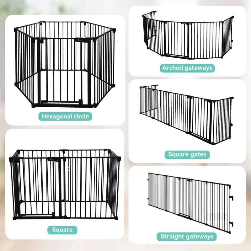 Baby Barrier Gate Fence Multi Piece