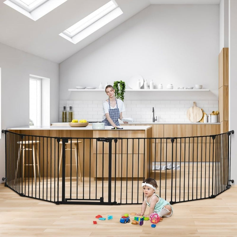 Baby Barrier Gate Fence Multi Piece