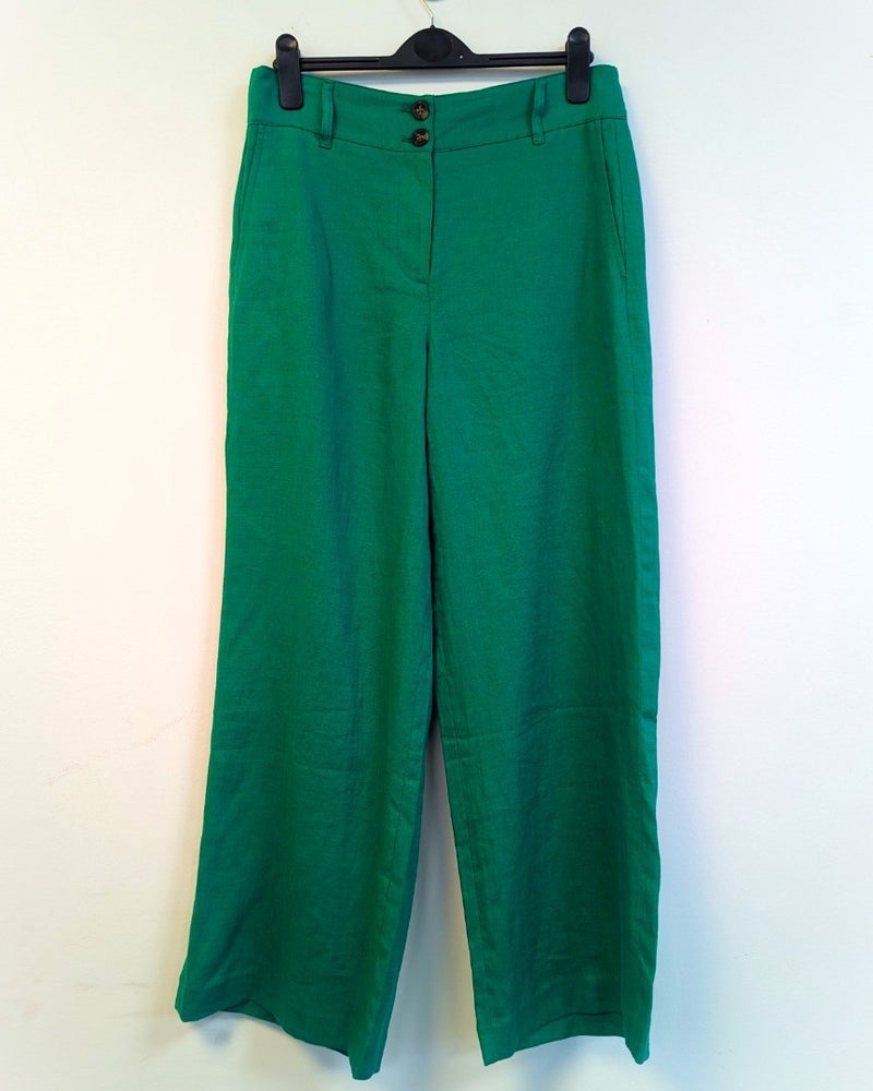 BODEN Westbourne Linen Trousers UK 6P Petite