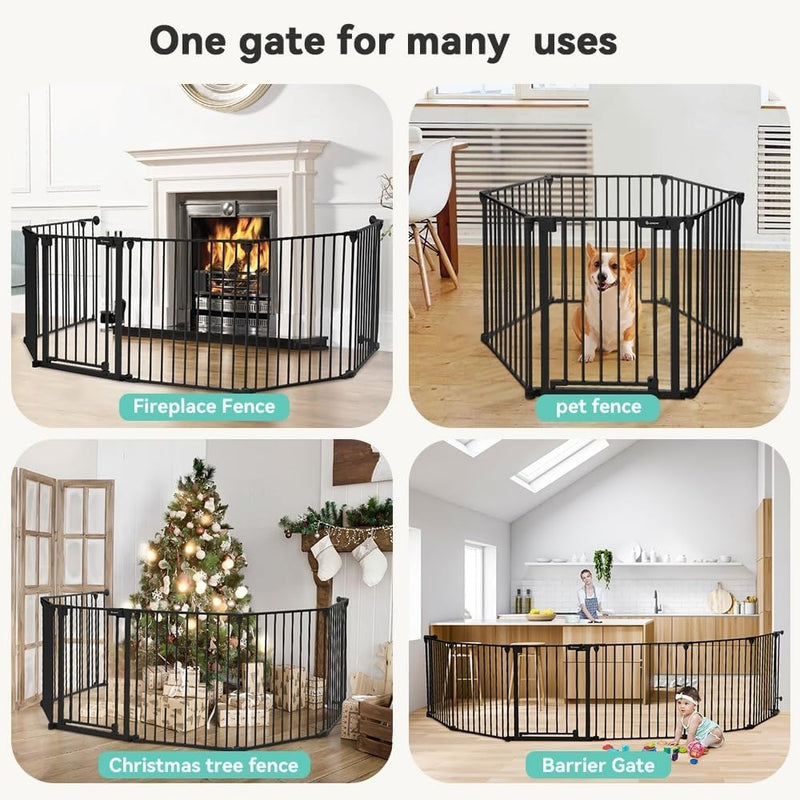 Baby Barrier Gate Fence Multi Piece