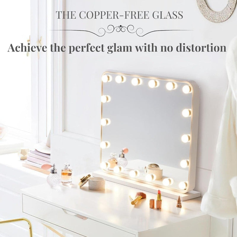 Vanity Mirror 95CRI LED Gold 53 x 63 cm