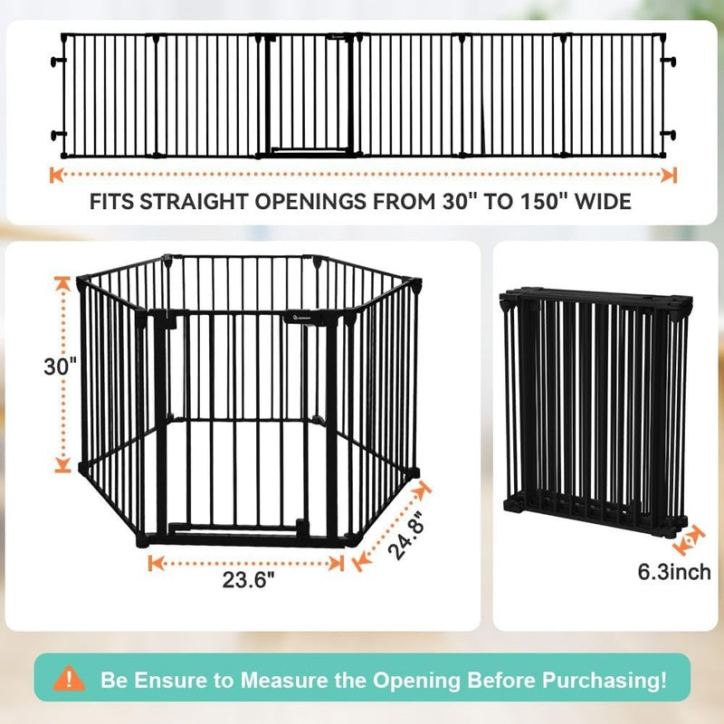 Baby Barrier Gate Fence Multi Piece