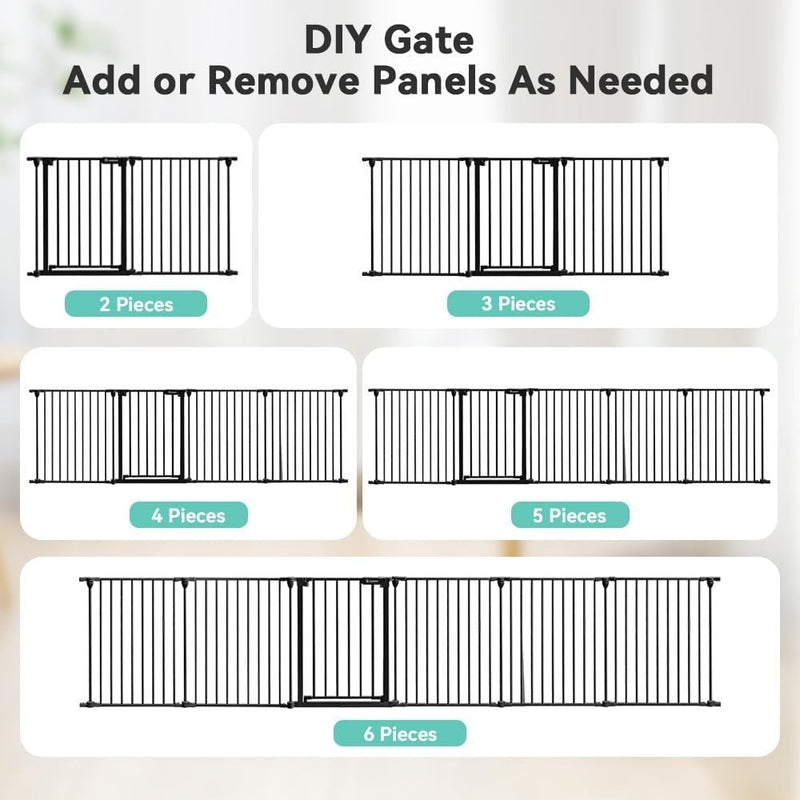 Baby Barrier Gate Fence Multi Piece