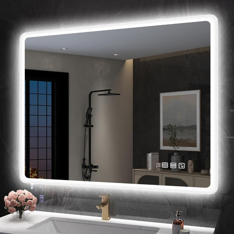 Bathroom Mirror with Bluetooth 60 x 80 cm