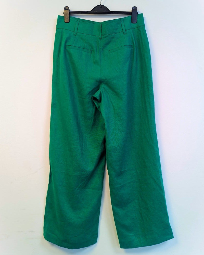 BODEN Westbourne Linen Trousers UK 12P