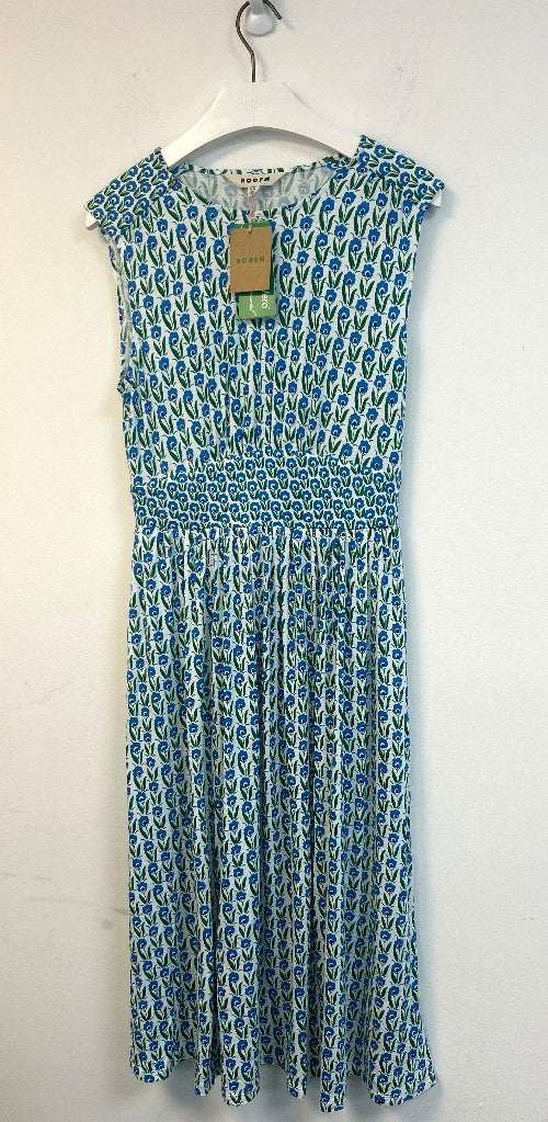 BODEN Thea Sleeveless Midi Dress UK 8R Minor Fault