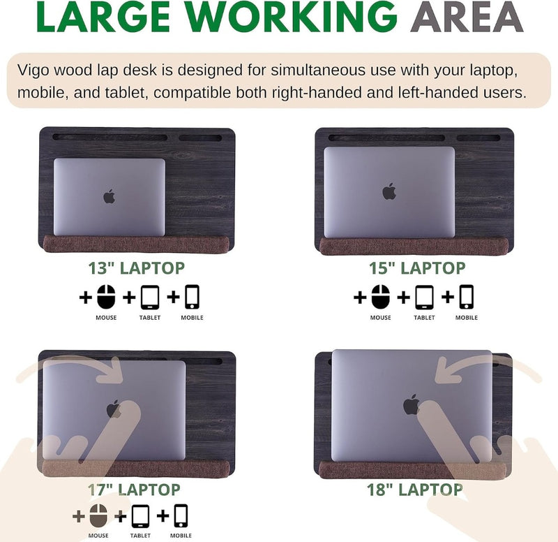 Wood Laptop Tray for Bed