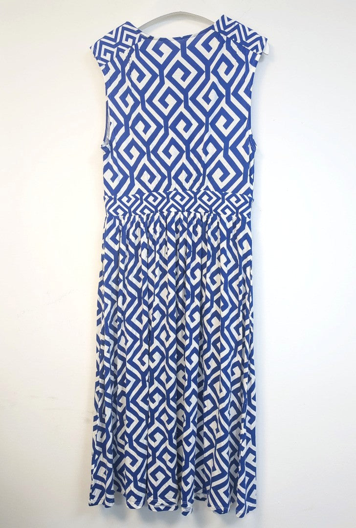 BODEN Thea Sleeveless Midi Dress UK 12R - Minor Defect