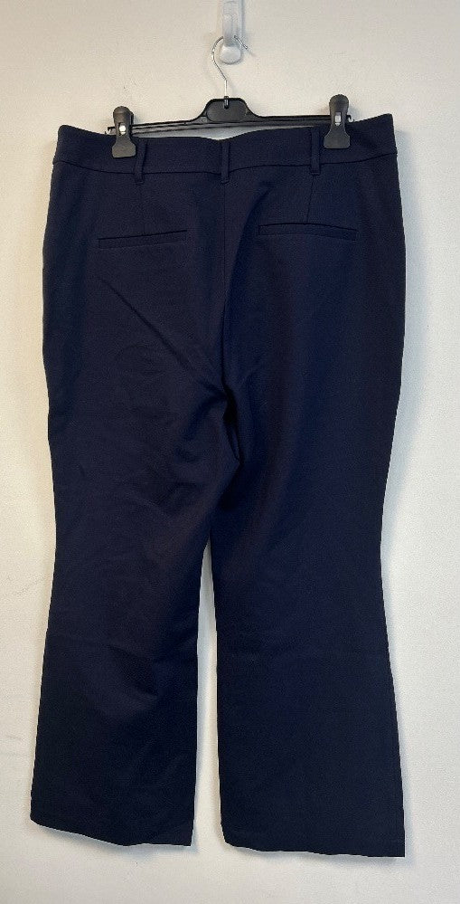 BODEN Hampshire Flared Trousers UK 20R Navy Blue