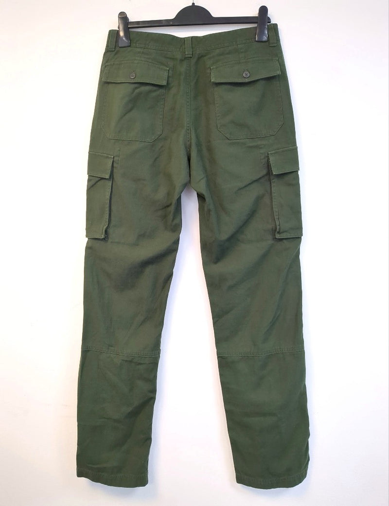 BODEN Men's Cargo Trousers W40 L34 Olive Green