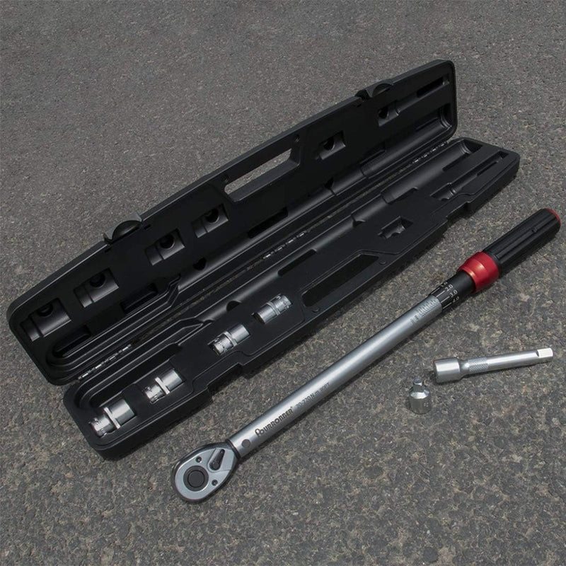 Torque Wrench Set - 1/2-inch Drive Click - Dual-Direction - Adjustable