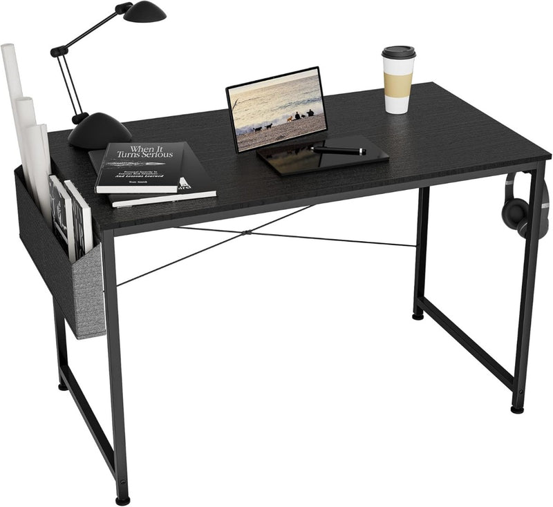 Writing Computer Desk Laptop Table Storage Black