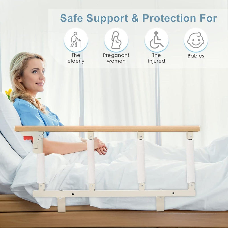 Folding Bed Barrier for Elderly Safety Protector