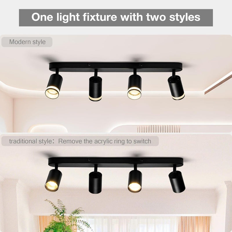 LED Ceiling Lights Fitting Black Spot Lights