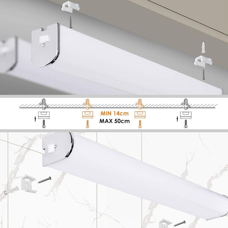 15W LED Bathroom Vanity Wall Light Fixture, Above Bath Mirror Light Under Cabine