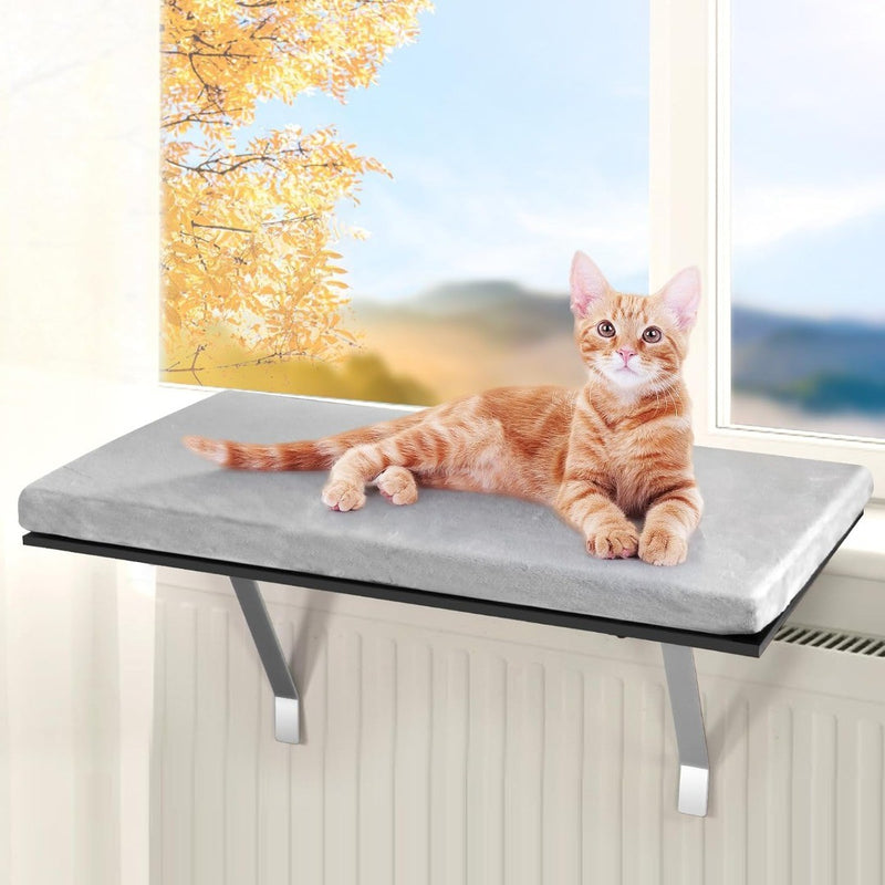 Cat Window Perch, Cat Wall Mounted Shelf Bed for Window Sill, Cat Window