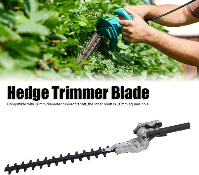 Hedge Trimmer Head - 26mm Blade Attachment - For Bush Cutters/Garden Trimmers