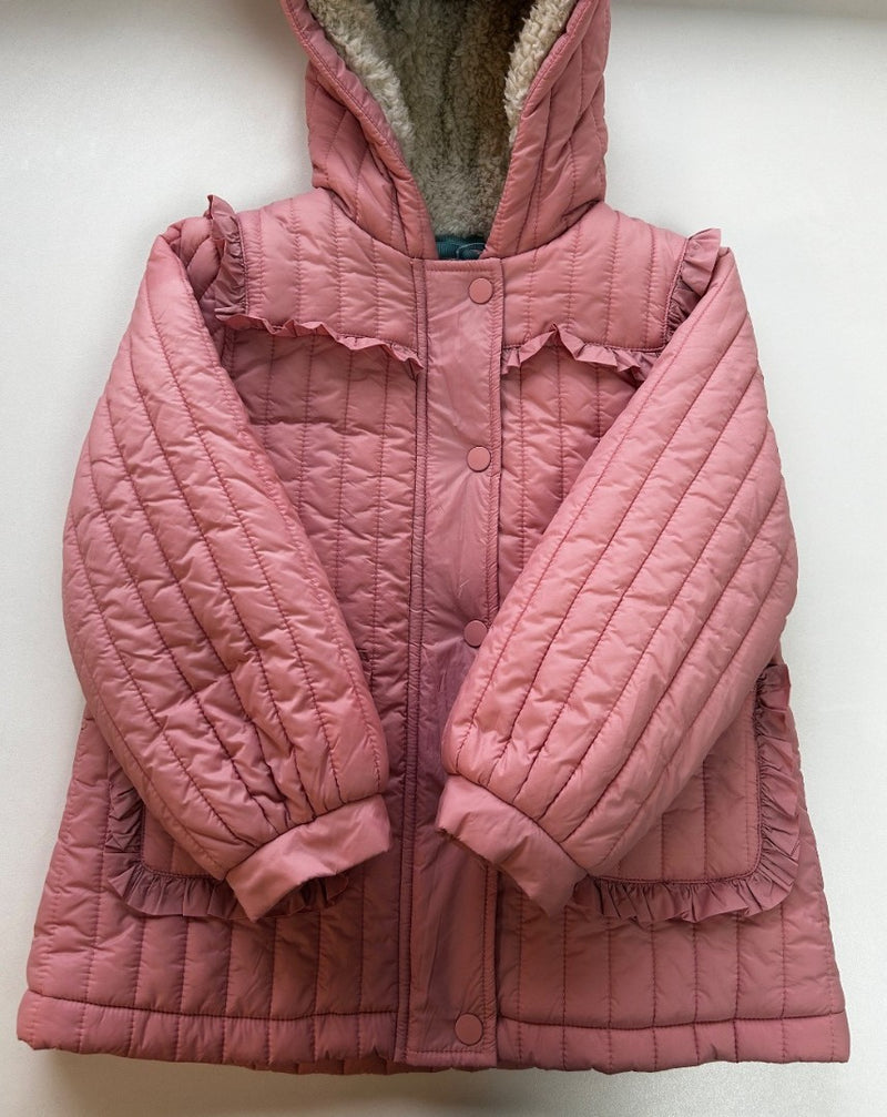 MINI BODEN Scallop Quilted Anorak Age 5-6 Yrs