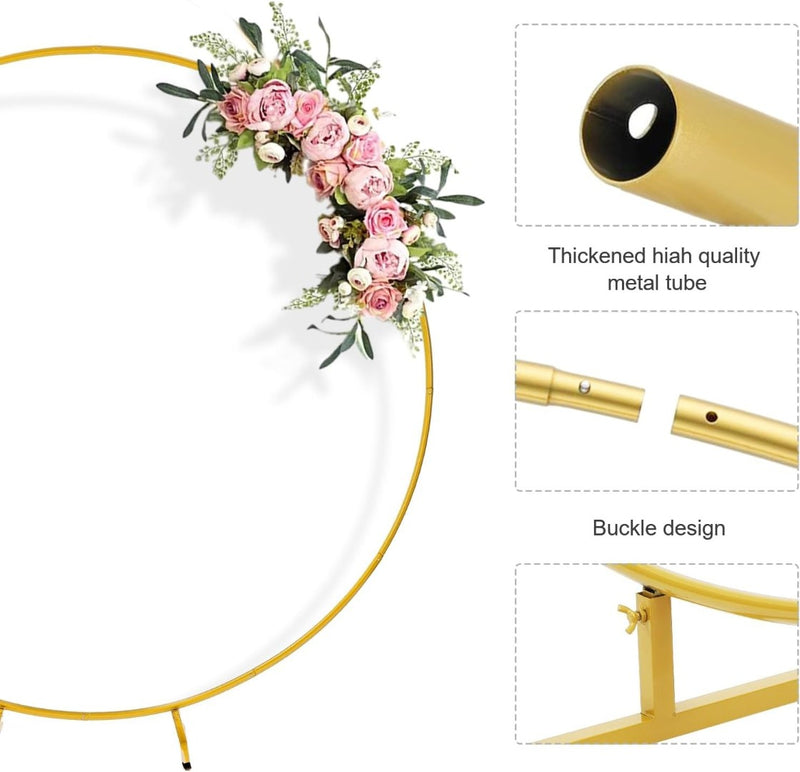 Gold Balloon Arch 2m Wedding Flower Decor