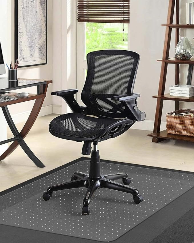 Office Chair Mat for Carpet Floor, 90x120 cm (3'x4') Non-slip Carpet Protector