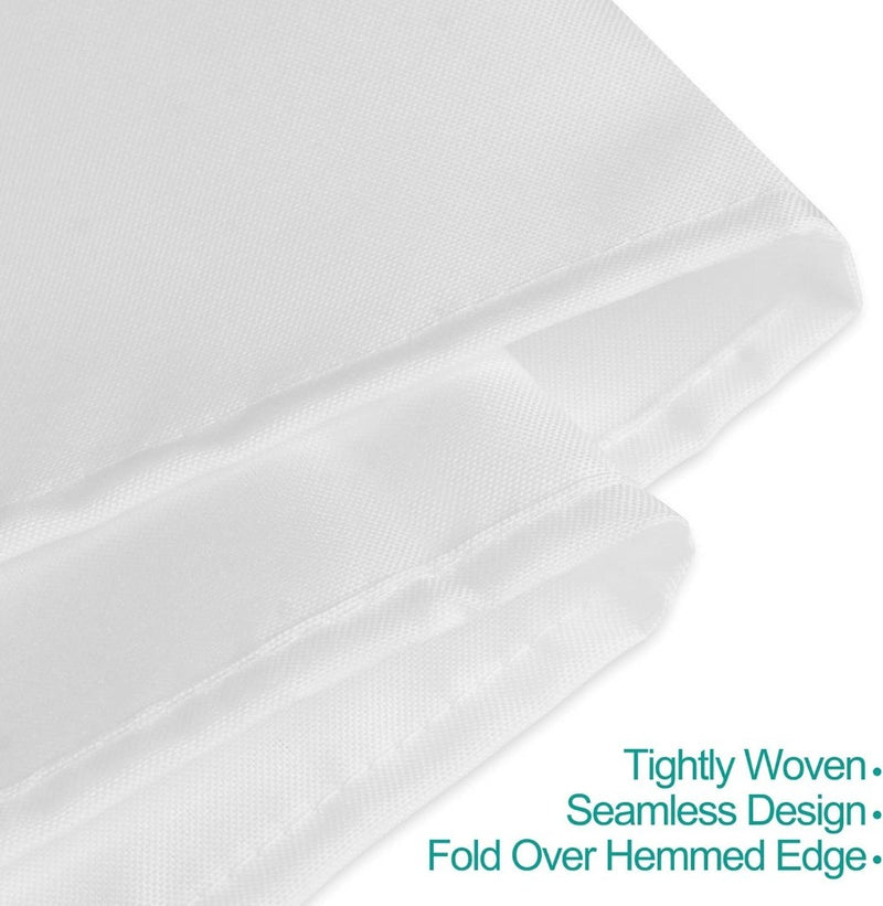 EMART 6 Pack White Tablecloth,152 * 260cm Rectangular Table cloths