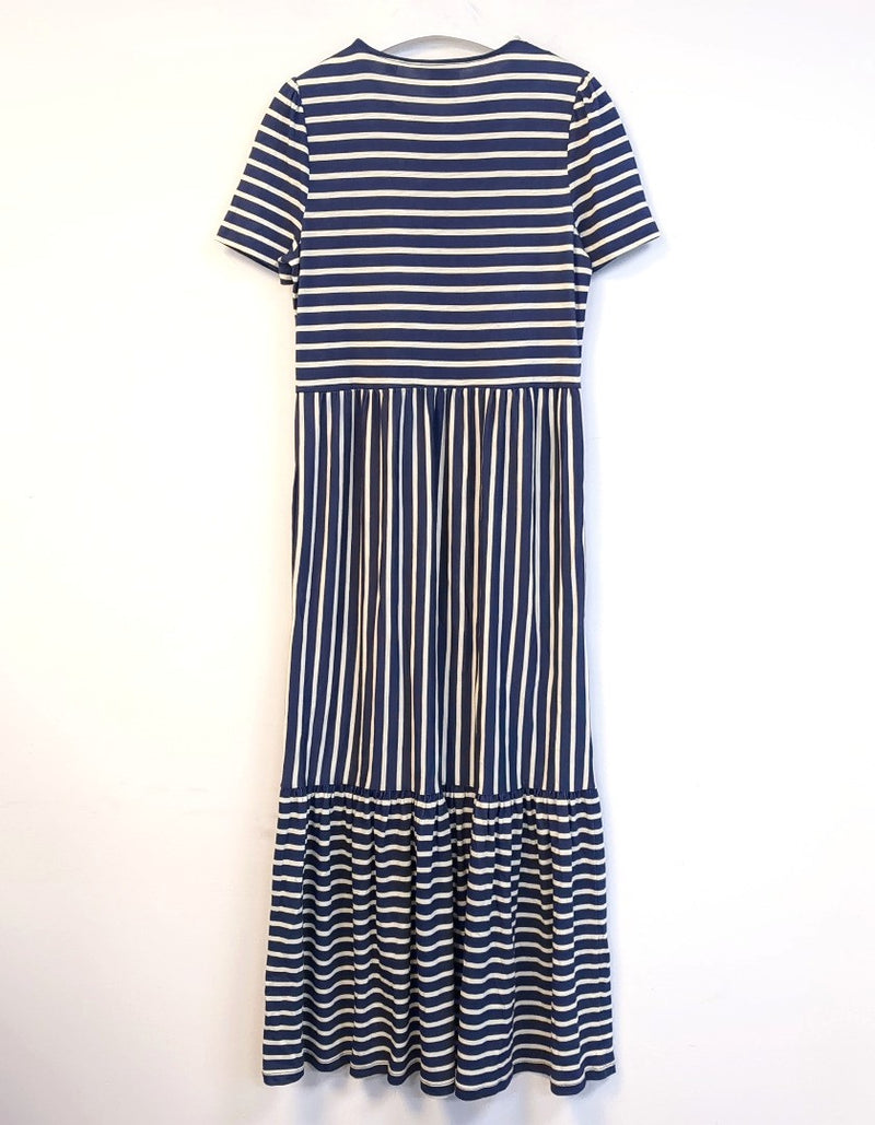 BODEN Emma Tiered Jersey Midi Dress UK 8L - Sample