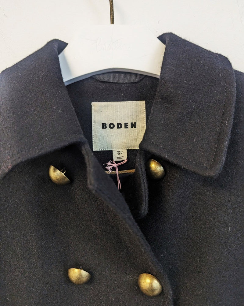 BODEN Double-Breasted Picchi Wool Coat UK 8