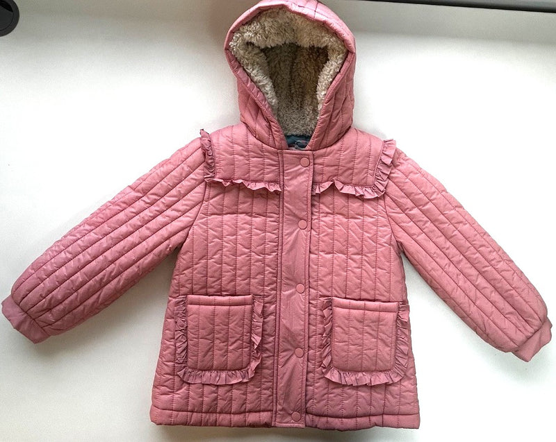 MINI BODEN Scallop Quilted Anorak Age 5-6 Yrs