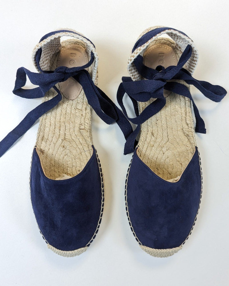 BODEN Ankle Tie Flat Espadrilles EU 40 UK 7