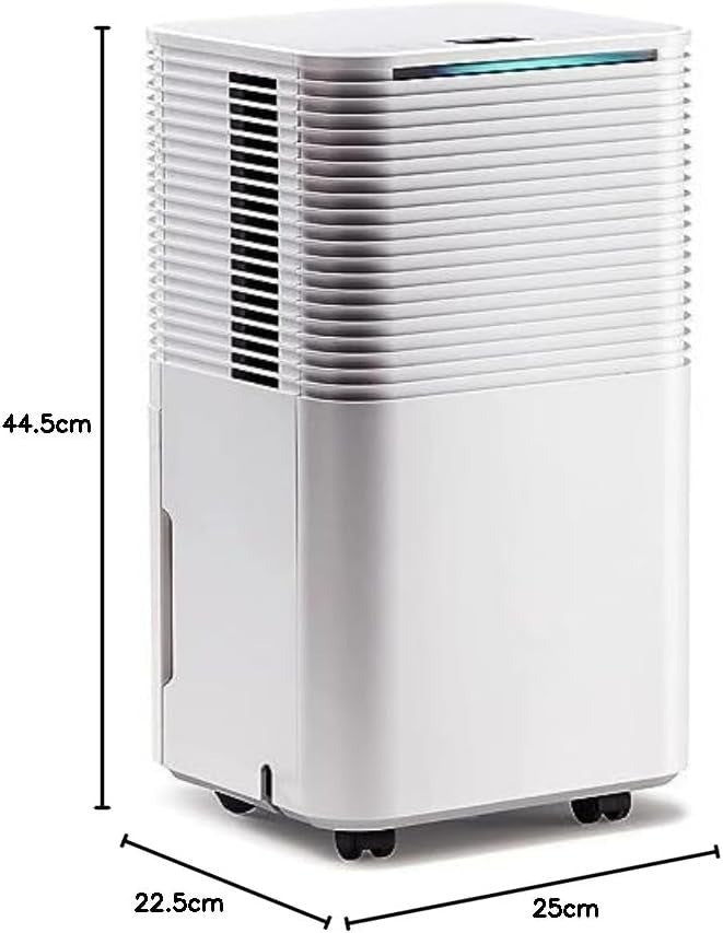 Dehumidifier 12L/Day with 2L Watertank, AUTO/Dry Clothes/Sleep Mode