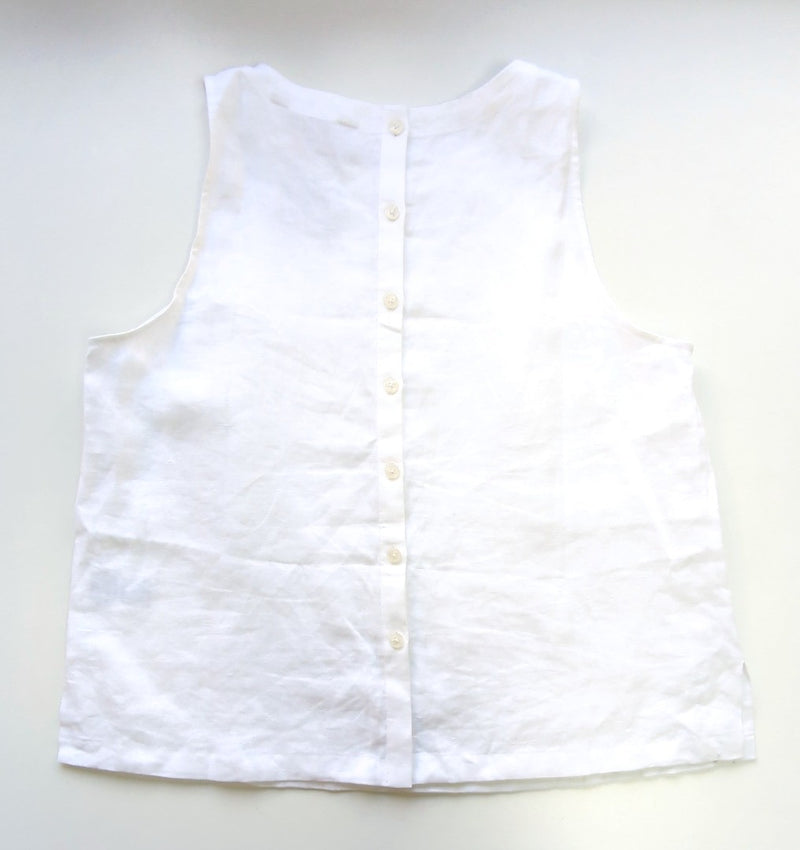 BODEN Linen Sleeveless Shell Top UK 12