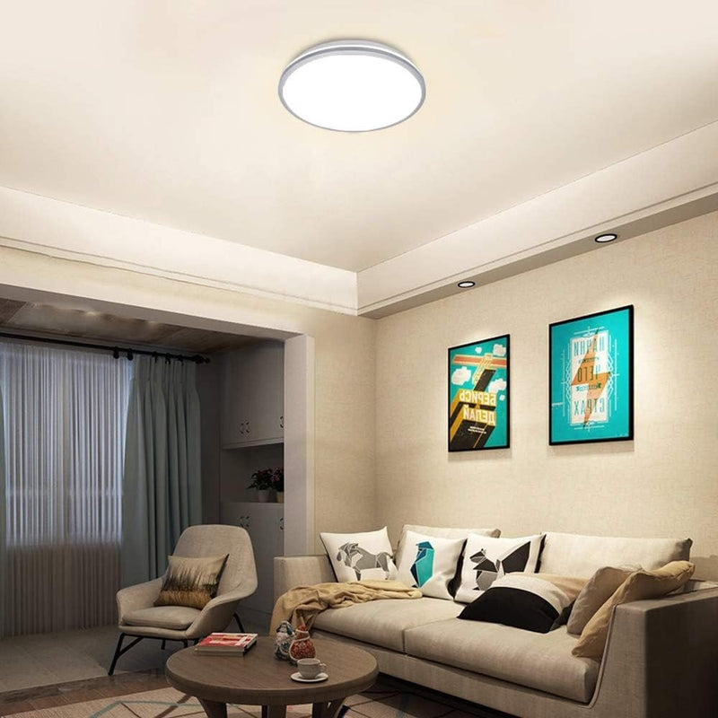 DINGLILIGHTING 35W LED Ceiling Light, Flush Mounted Ceiling Lamp for Living Room