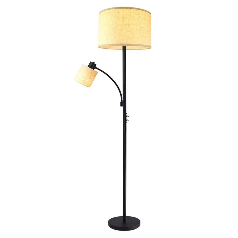 Depuley 2 Head Parent and Child Floor Reading Lamp, 3000k